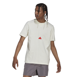 Men's - adidas CL T-Shirt - Off White/Off White