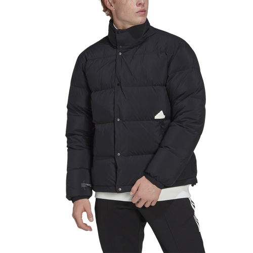 

adidas Mens adidas Sportswear Puff Jacket - Mens Black Size XXL