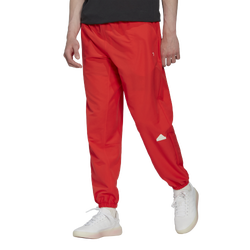 Men's - adidas Woven Pants - Bright Red/Bright Red
