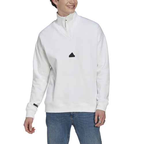 

adidas Mens adidas Sportswear 1/4 Zip - Mens White Size M