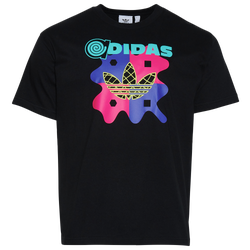 Men's - adidas GID Short Sleeve T-Shirt - Black/Purple