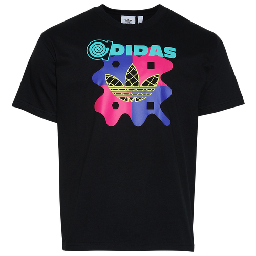 

adidas Originals adidas Originals GID Short Sleeve T-Shirt - Mens Black/Purple Size XL