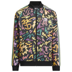 Boys' Grade School - adidas Love Unite Track Top - Black/Multi