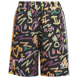 Boys' Grade School - adidas Love Unite Shorts - Black/Multi