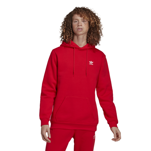 

adidas Originals Mens adidas Originals Adicolor Essential Trefoil Fleece Hoodie - Mens Vivid Red Size XL