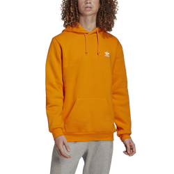 Men's - adidas Originals Adicolor Essential Trefoil Fleece Hoodie - Orange/White