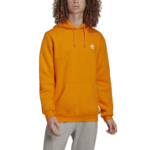 

adidas Originals Mens adidas Originals Adicolor Essential Trefoil Fleece Hoodie - Mens Orange/White Size XXL