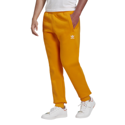 Men's - adidas Originals Adicolor Essentials Fleece Trefoil Pants - Orange/Orange