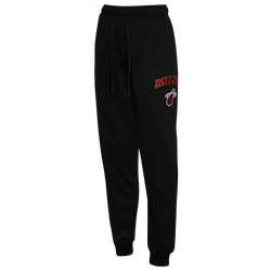 Women's - Pro Standard Nets NBA Classic Fleece Sweatpants - Black/Red