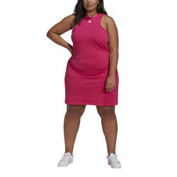 Women's - adidas Originals Plus Size Dress - Pink/Pink