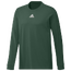 adidas Team Fresh BOS Cotton Long Sleeve T-Shirt - Men's Green/White