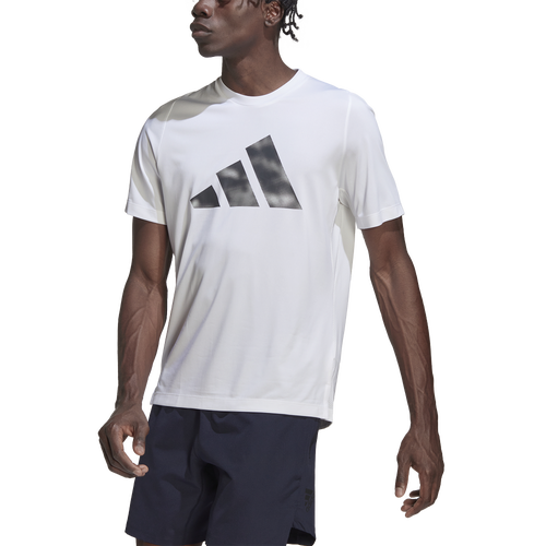

adidas Mens adidas Train Icons Graphic T-Shirt - Mens White Size L
