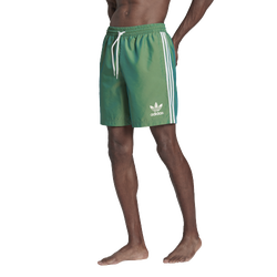 Men's - adidas Originals Adicolor Essentials Trefoil Swim Shorts - Acid Yellow