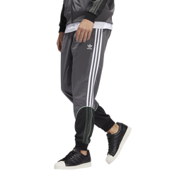 Men's - adidas Originals Tricot Superstar Track Pants - Grey/White