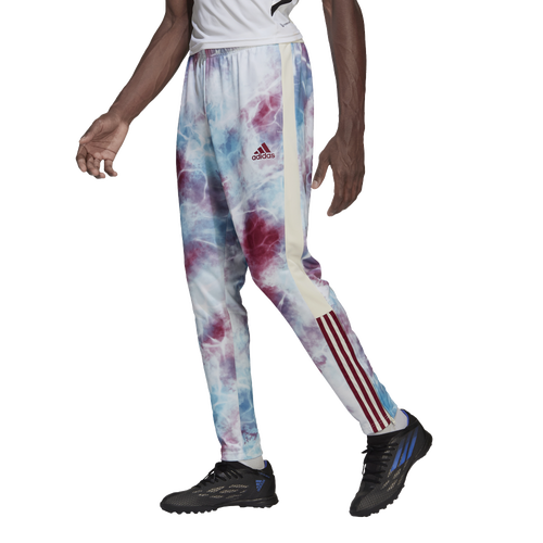 

adidas Mens adidas Tiro AOP Tie Dye Pant - Mens Burgundy/White/Blue Size M