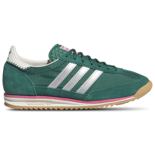 

adidas Originals SL 72 - Womens Preloved Green/Collegiate Green/Silver Metallic Size 7.5