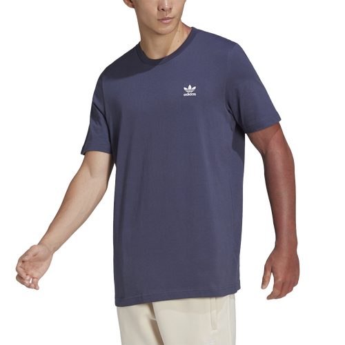 Adidas Originals Mens  Adicolor Essential Trefoil T-shirt In Navy/white