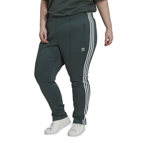 

adidas Originals Womens adidas Originals Superstar Track Pants (Plus Size) - Womens Mineral Green Size 1X