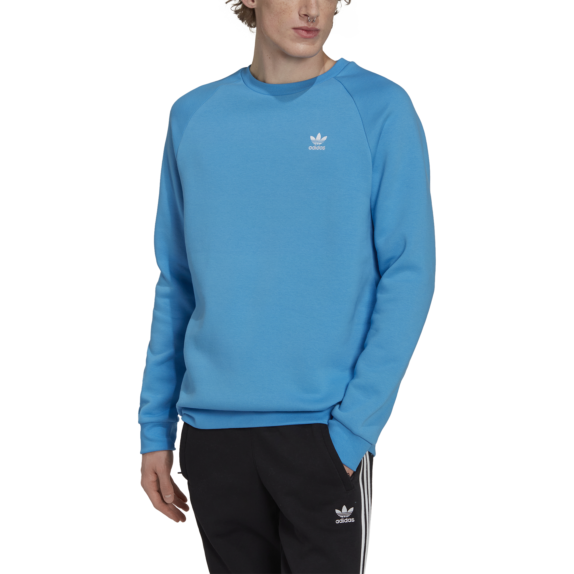 Adidas trefoil crewneck sweatshirt best sale