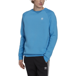 Blue adidas crew neck hot sale