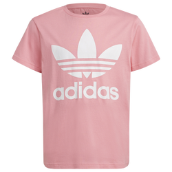 Girls' Grade School - adidas Originals Trefoil Crewneck T-Shirt - Pink