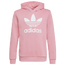 adidas Originals Trefoil Hoodie - Girls' Grade School Pink