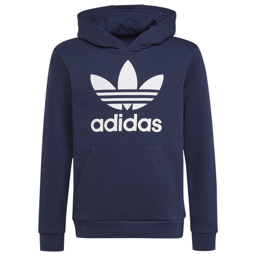 

adidas Originals Boys adidas Originals Trefoil Hoodie - Boys' Grade School Indigo Size XL