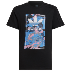 Boys' Grade School - adidas Originals Camo T-Shirt - Black/Multi