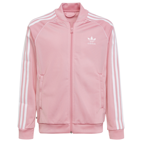 

Girls adidas Originals adidas Originals All Over Printed Superstar Track Jacket - Girls' Grade School Pink Size L