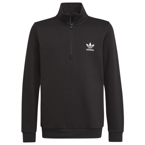 

adidas Originals Boys adidas Originals Adicolor Half-Zip Sweatshirt - Boys' Grade School Black Size S