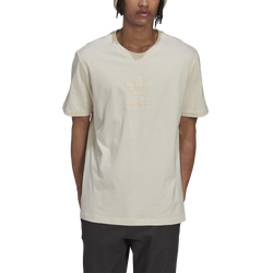 Men's - adidas Originals Trefoil T-Shirt - Dark Grey Heather/Black