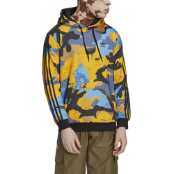 Men's - adidas Camo Series Oversize Printed Hoodie - Black/White