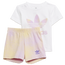 adidas T-Shirt Set - Girls' Toddler White/Purple