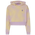 adidas Originals Cropped Hoodie - Girls' Grade School Purple/White