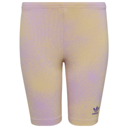 Girls' Grade School - adidas Cycling Shorts - Purple/Orange