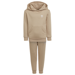 Boys' Preschool - adidas Originals Adicolor Hoodie Set - Beige/Beige