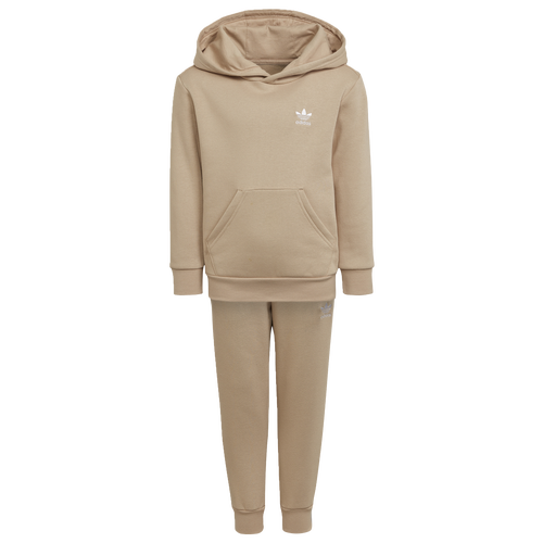 

adidas Originals Boys adidas Originals Adicolor Hoodie Set - Boys' Preschool Beige/Beige Size 5T