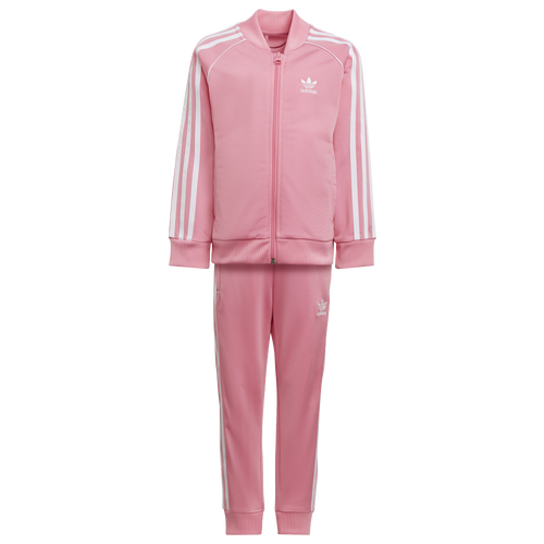 

adidas Originals Girls adidas Originals Adicolor Superstar Track Suit - Girls' Preschool Pink Size 4