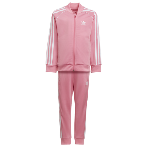 Girls Preschool adidas Originals adidas Originals Adicolor Superstar Track Suit - Girls' Preschool Pink Size 5