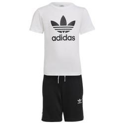 Boys' Preschool - adidas T-Shirt and Shorts Set - White/Black