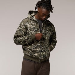Men's - LCKR Phader Fleece Full-Zip Hoodie - Swamp/Camo