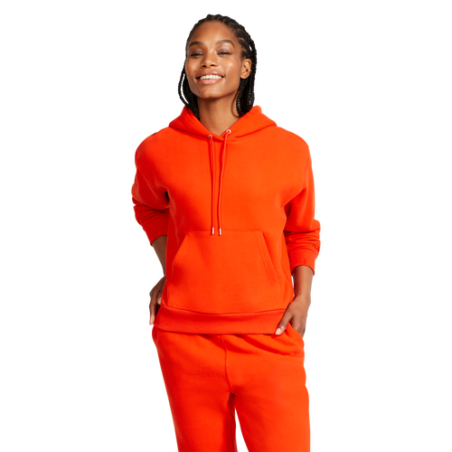 Cozi Womens  Perfect Pullover Hoodie In Poinciana