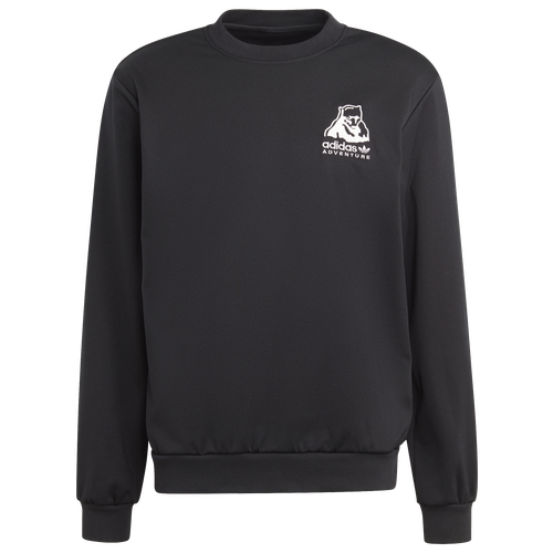 

adidas Originals Mens adidas Originals Adventure Winter Crew - Mens Black Size S