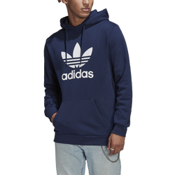 Men's - adidas Originals Trefoil Hoodie - Utility Grey