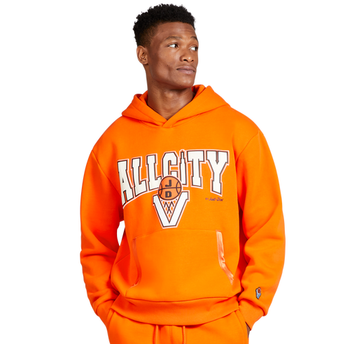 

All City By Just Don Mens All City By Just Don Hoodie - Mens Orange/Red Size XL