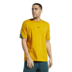 Men's - Reebok CL BV Short Sleeve T-Shirt - Bright Ochre