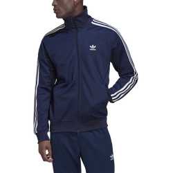 Men's - adidas Originals Beckenbauer Tracktop - Bliss Blue/White/Off White