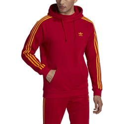 Men's - adidas FB Nations Hoodie - Power Red/Collegiate Gold