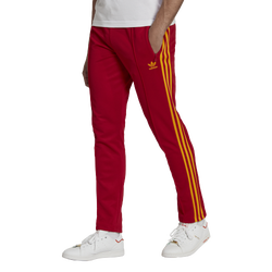 Men's - adidas Originals Beckenbauer Track Pants - Red/Gold