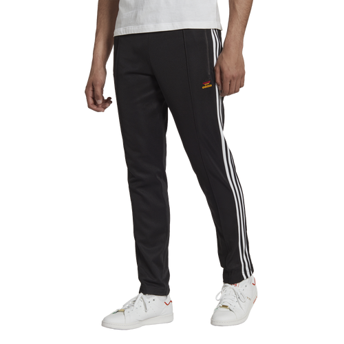 

adidas Originals Mens adidas Originals Beckenbauer Track Pants - Mens Black/White/Red Size XL